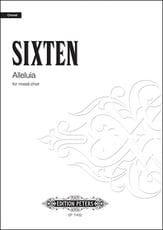 Alleluia SATB choral sheet music cover